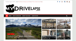 Desktop Screenshot of mydrivelapse.com