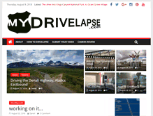 Tablet Screenshot of mydrivelapse.com